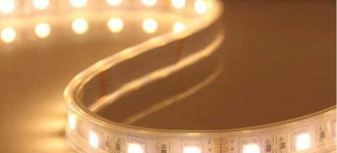 Как и на что клеят светодиодную ленту