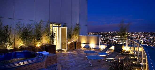 Как организовать освещение и выбрать светильник для террасы