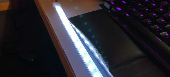 Схема и особенности подключения светодиодной подсветки к компьютеру